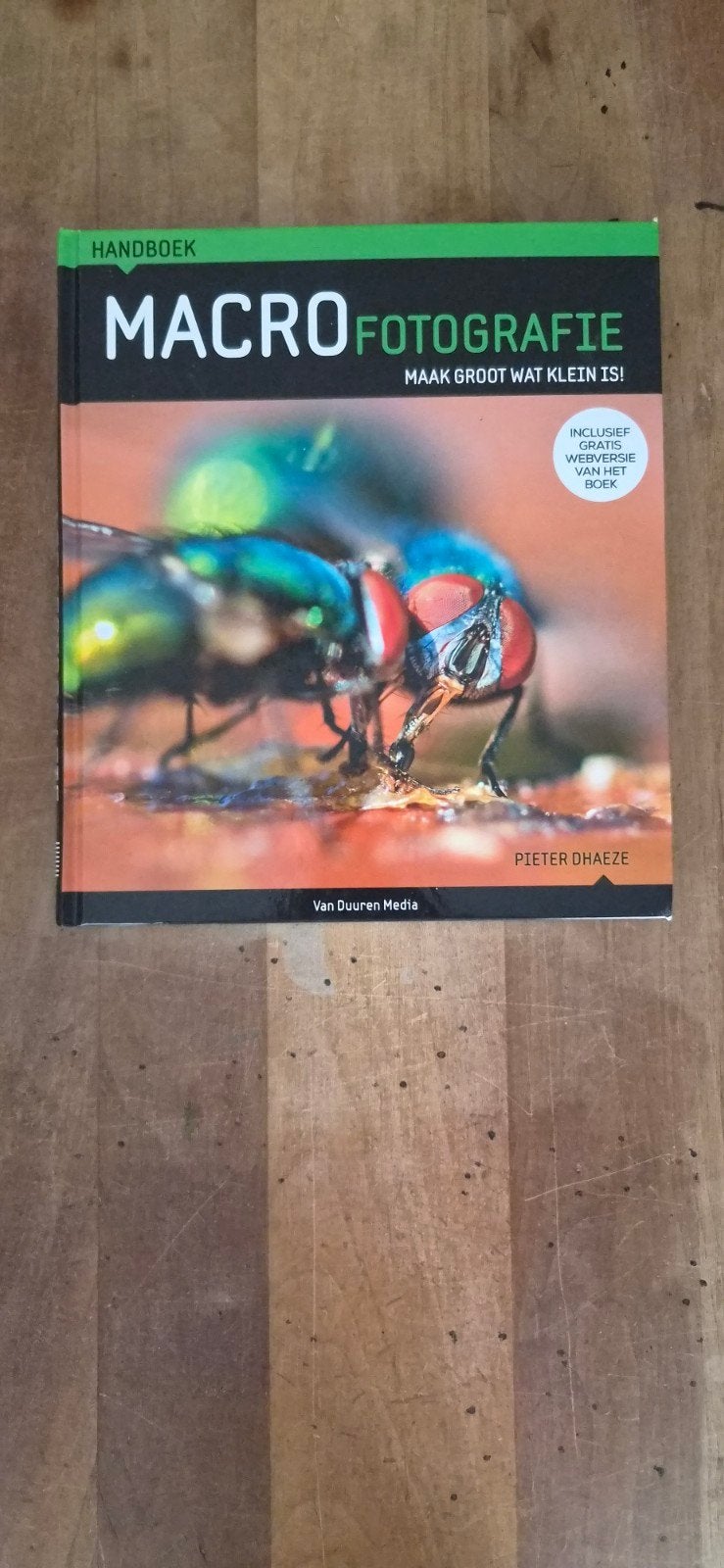 Handboek Macrofotografie - Pieter Dhaeze, Ophalen of Verzenden, Gelezen, Fotografie algemeen, Pieter Dhaeze