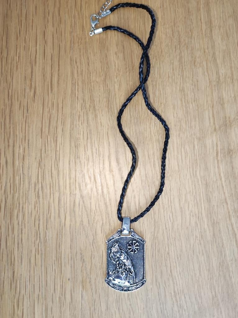 ketting met hanger, Ophalen of Verzenden, Zo goed als nieuw, Zilver, Overige materialen