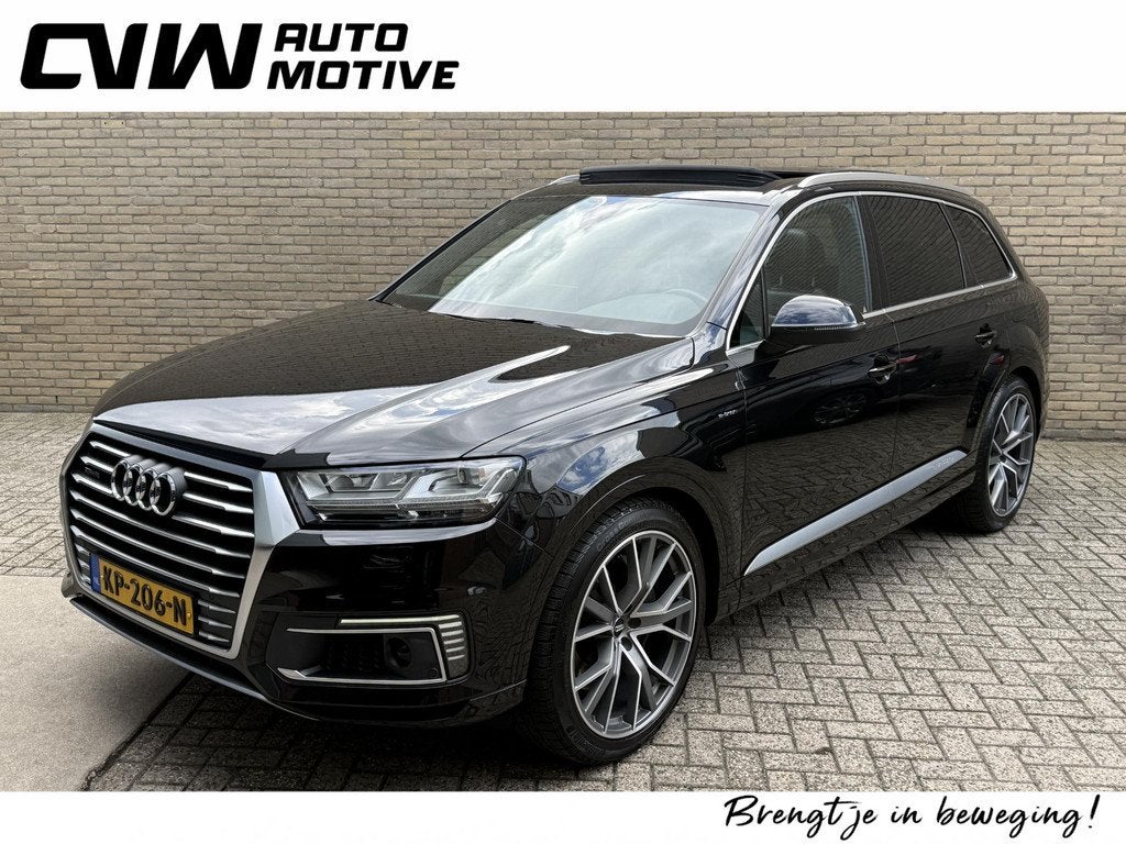 Audi Q7 3.0 TDI V6 374pk E-tron Quattro Sport | S-line | Pan, Auto's, Audi, Automaat, Gebruikt, Euro 6, 2420 kg