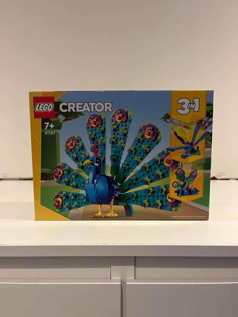 LEGO Creator 31157 Pauw 3-in-1 Nieuw en Ongeopend, Lego, Nieuw, Ophalen of Verzenden, Inclusief doos