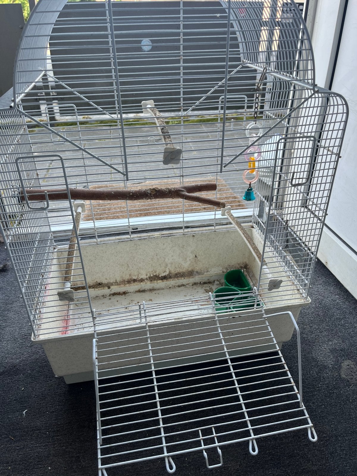 Vogelkooi 70x48x28, Dieren en Toebehoren, Vogels | Hokken en Kooien, Ophalen, Gebruikt, Metaal, Vogelkooi