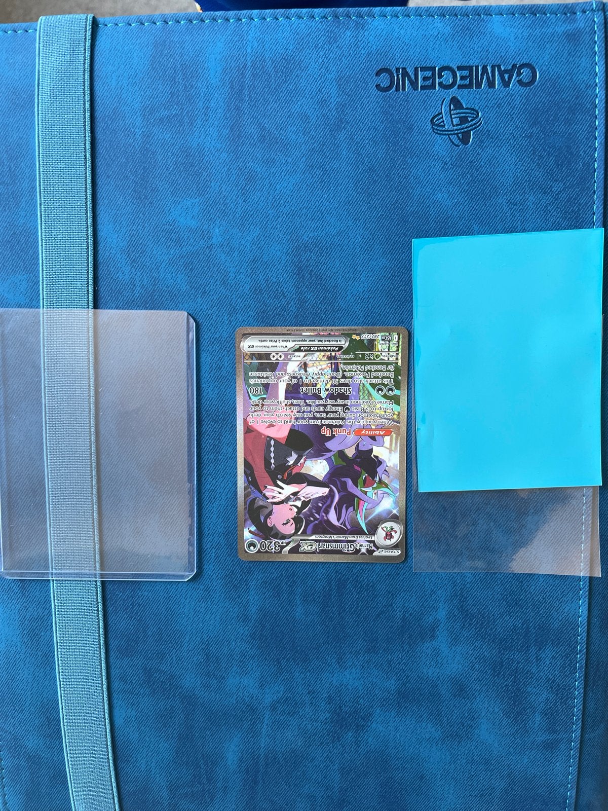 Marnie's Grimmsnarl VMAX (Ascended Heroes) + Gratis Sleeves, Ophalen, Nieuw, Losse kaart
