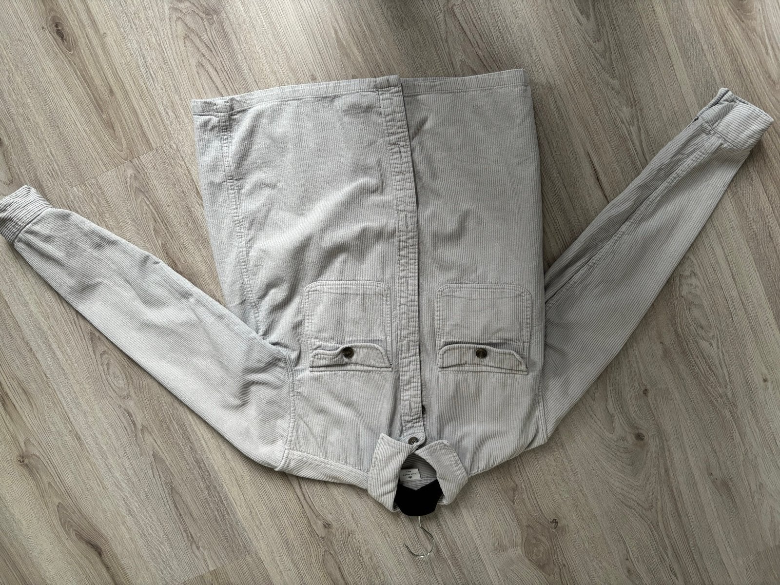 Grijze rib blouse van Lost Minds - Maat S, Ophalen of Verzenden, Gedragen, Maat 48/50 (M), Grijs