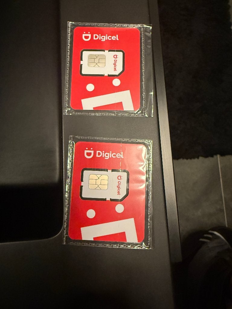Bonaire 2 x prepaid simkaarten, Ophalen of Verzenden, Nieuw, Overige providers, Prepaidkaart