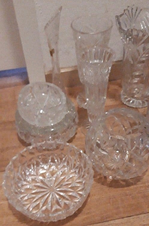 Vazen + Schalen + Asbak ed, Ophalen, Nieuw, Overige kleuren, Glas