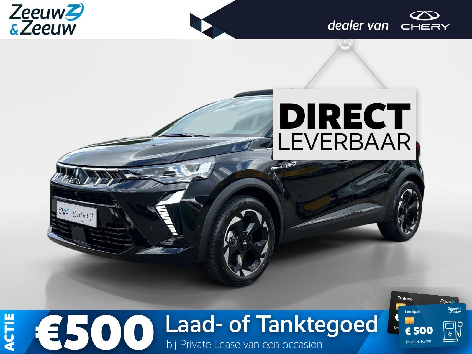 Mitsubishi ASX 1.8 HEV AT Instyle | PANO | HARMAN KARDON | L, Auto's, 12 maanden, Gebruikt, 4 cilinders, Zwart