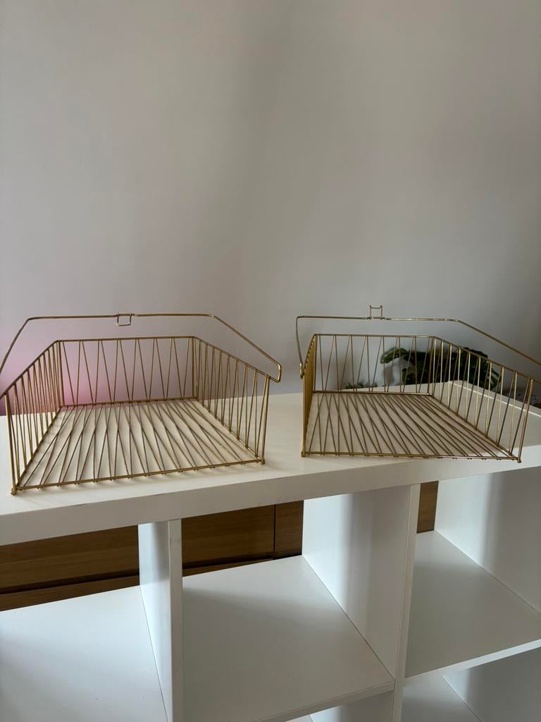 2x Kalax IKEA manden/rekken, Huis en Inrichting, Woonaccessoires | Schalen en Manden, Ophalen of Verzenden, Zo goed als nieuw