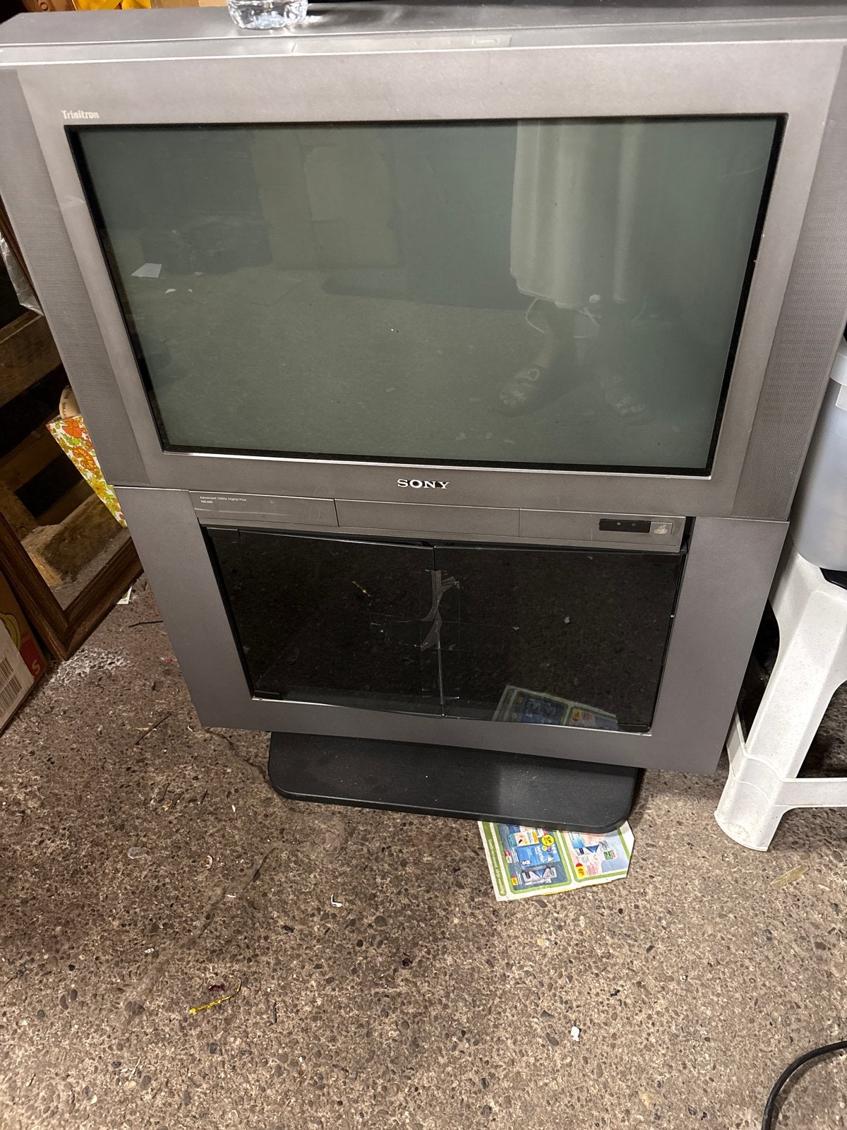 Sony Trinitron CRT TV - 100Hz Digital Plus, Audio, Tv en Foto, Televisies, Ophalen, Gebruikt, 80 tot 100 cm, 100 Hz