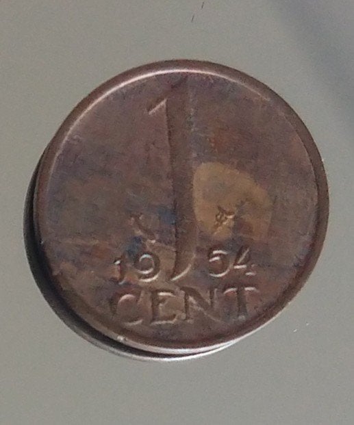 1 cent 1954  visje, volgnr 11, Ophalen of Verzenden, Koningin Juliana