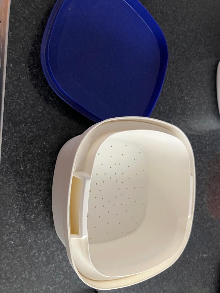 tupperware serveerwonder 2,5 liter, Huis en Inrichting, Keuken | Tupperware, Gebruikt, Overige typen, Blauw, Ophalen of Verzenden