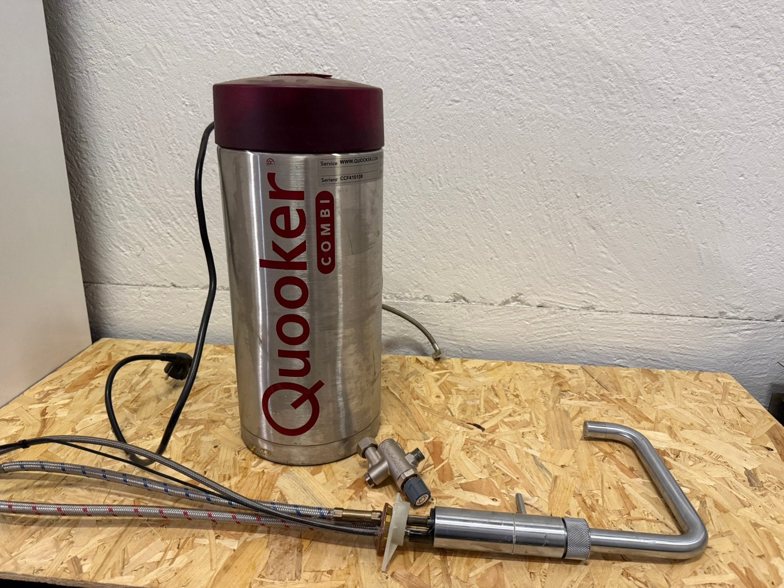 Quooker kraan 3in1 met boiler 7L defect, Doe-het-zelf en Verbouw, Geisers en Boilers, Minder dan 20 liter, Ophalen, Gebruikt, Boiler