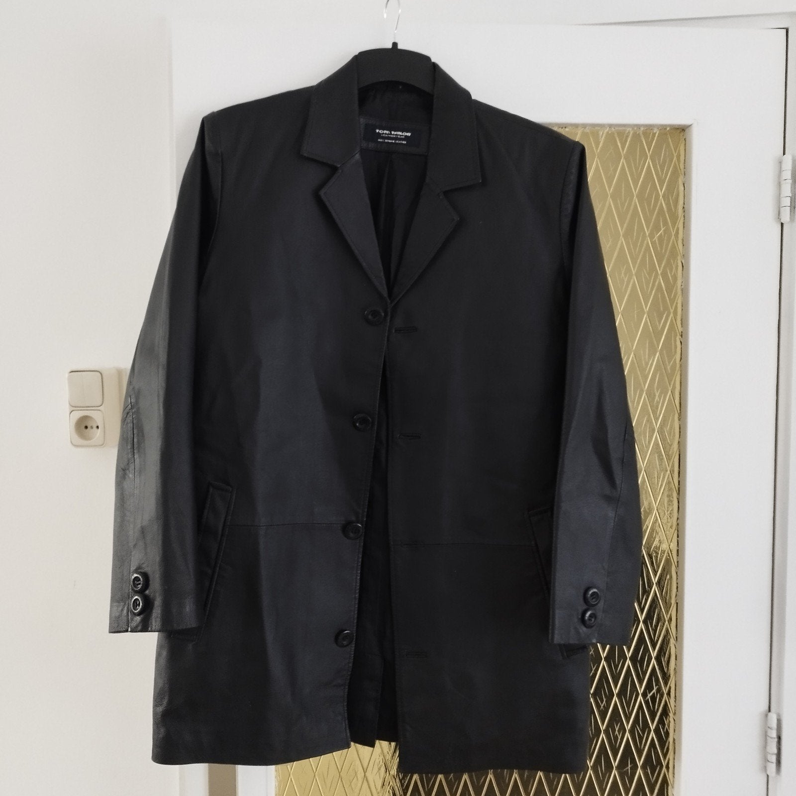 Tom Tailor Leren Jas - Zwart, Maat M, Maat 38/40 (M), Zwart, Zo goed als nieuw, Tom Tailor