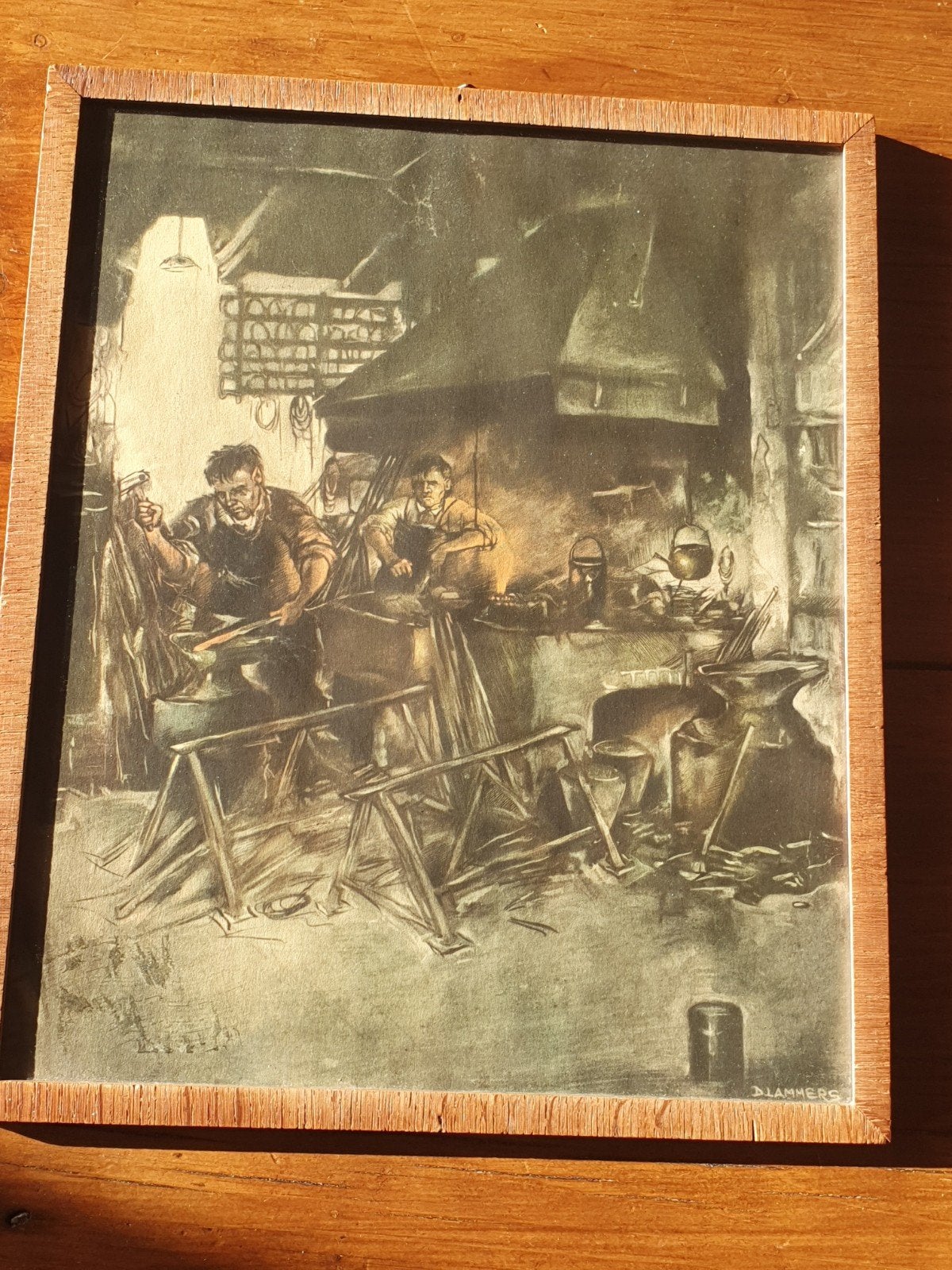 smederij  D. Lammers + Uniek Vakbondscertificaat 1940, Ophalen