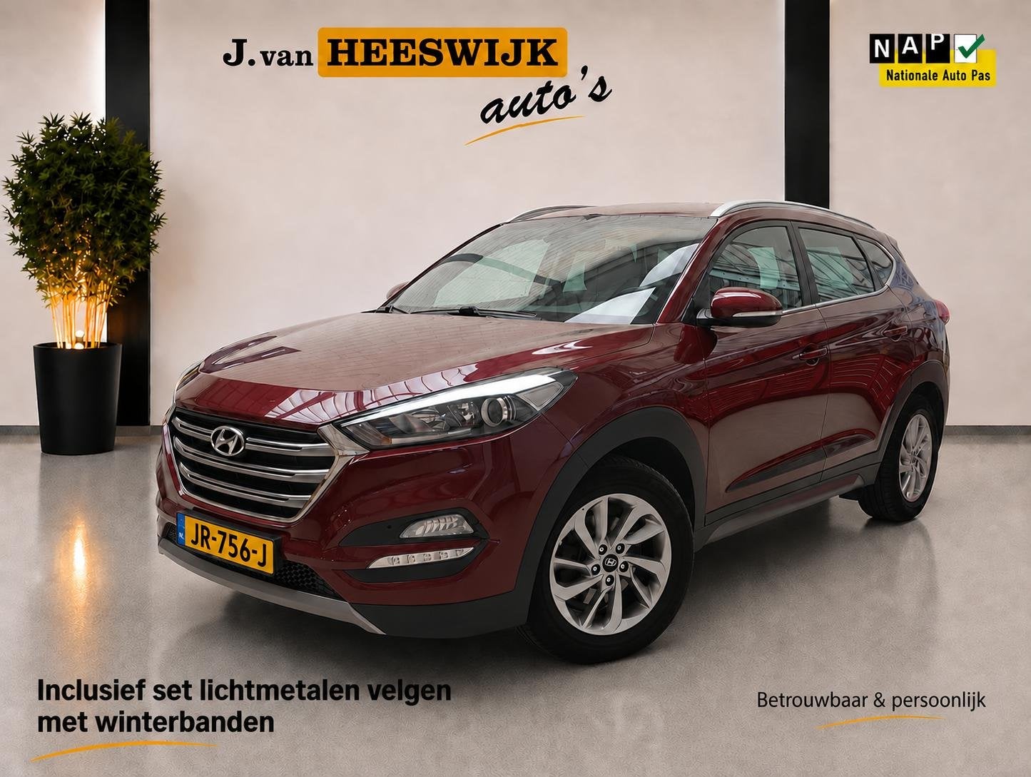Hyundai Tucson 1.7 CRDi Comfort Airco (automatisch) | Trekha, Auto's, Voorwielaandrijving, Lichtsensor, Stof, Gebruikt