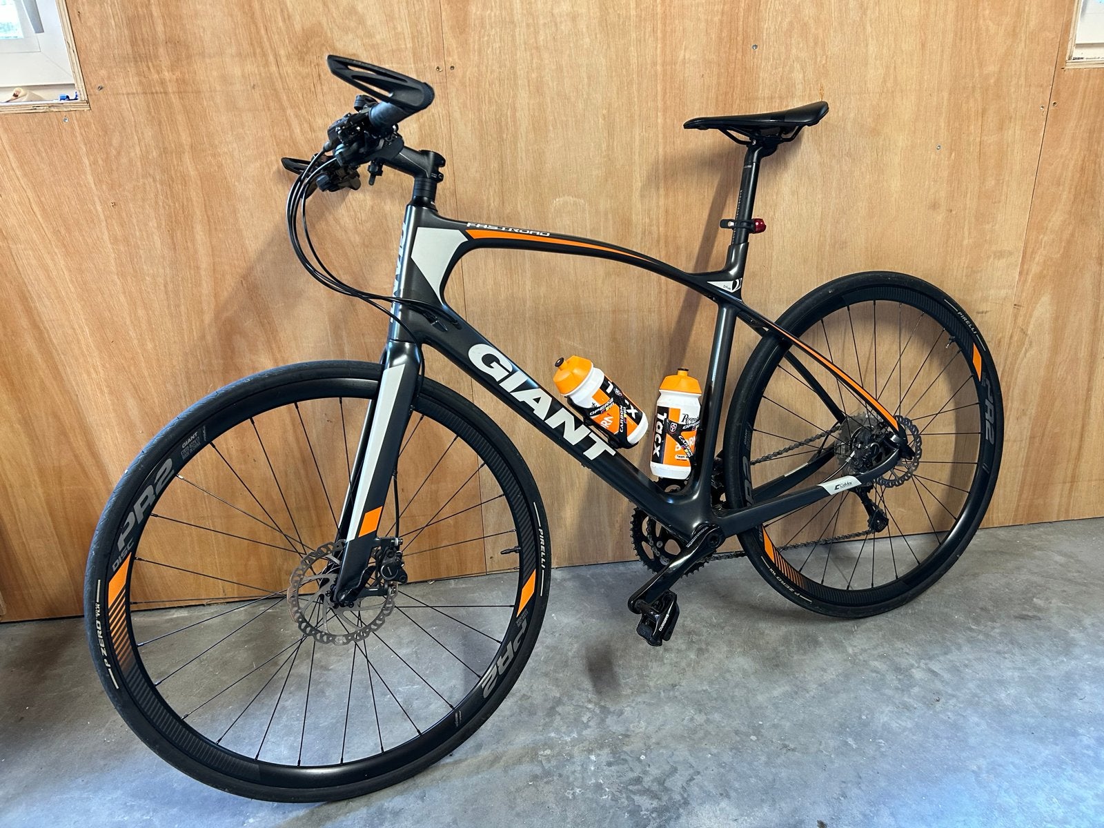 Giant Fastroad Advanced (carbon) Maat L, 28 inch, Zo goed als nieuw, 57 tot 61 cm, Meer dan 20 versnellingen