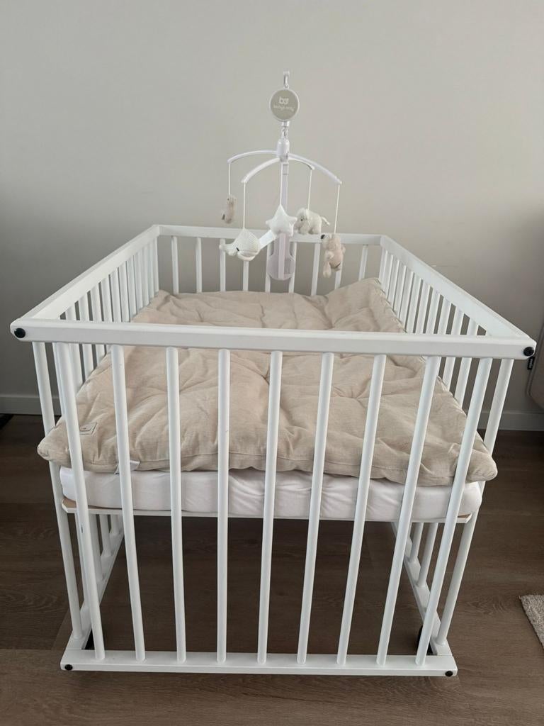Europe Baby Arike II Box Mat Wit, Kinderen en Baby's, Boxen, Ophalen, Zo goed als nieuw, Vierkant, Wieltjes
