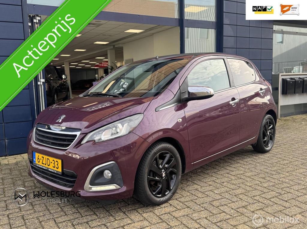 Peugeot 108 1.0 VTi TOP! Allure |NAP |CABRIO |LED |Incl. APK, Auto's, Voorwielaandrijving, Euro 5, Gebruikt, Overige kleuren