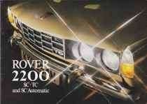 Rover 2200 SC/TC fraaie originele brochure/auto folder '75, Ophalen of Verzenden, Nieuw, Overige merken