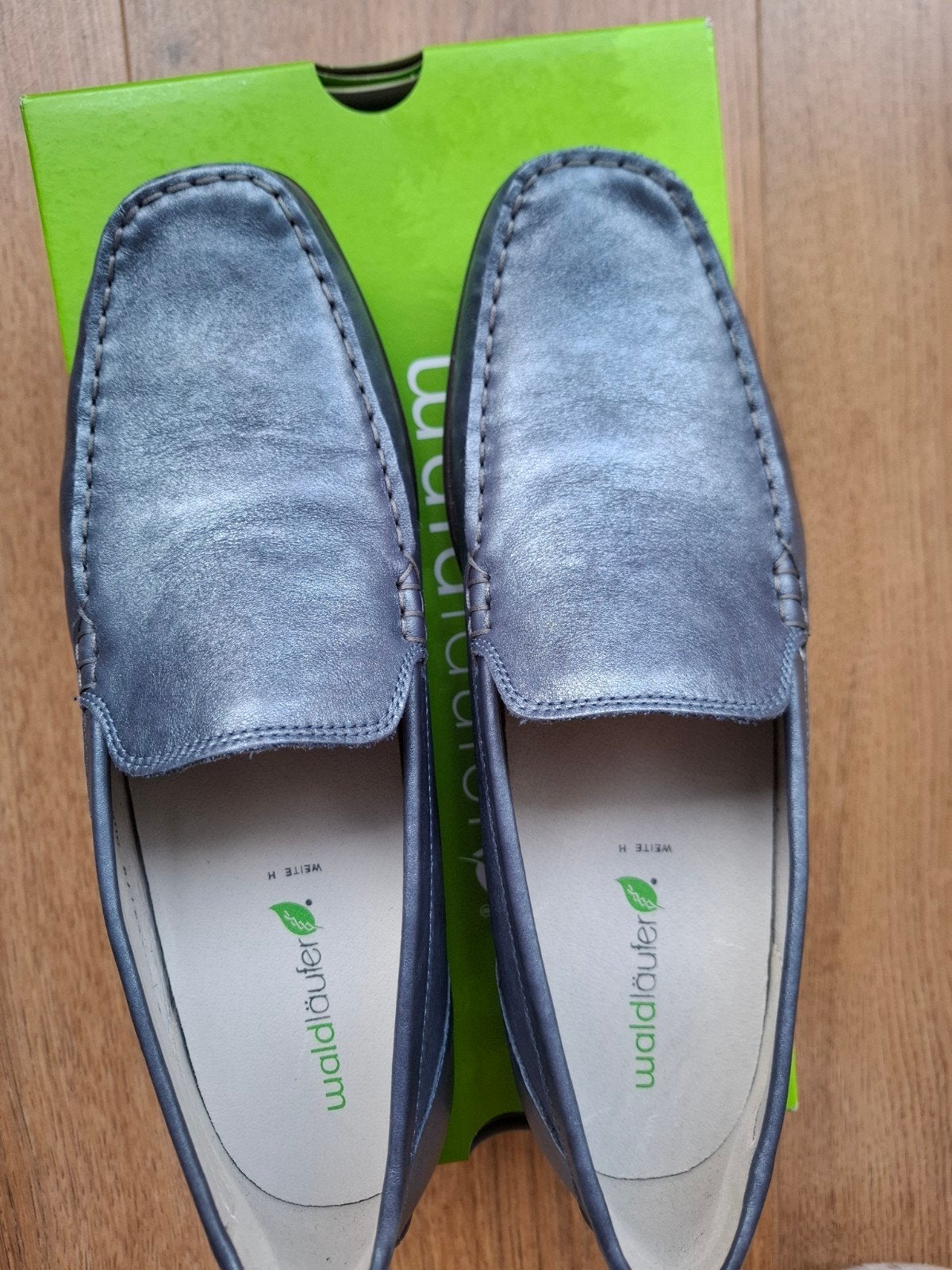 Nieuwe Waldlaufer Loafers Pearl Blue, maat 41, H-leest, Kleding | Dames, Schoenen, Waldläufer, Blauw, Nieuw, Ophalen of Verzenden