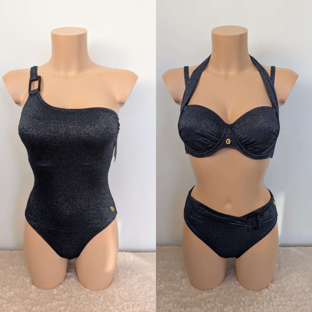 Nieuw tencate badpak 36 38 42 44 bikini 85b 70e 75e, Blauw, ., Nieuw, Badpak