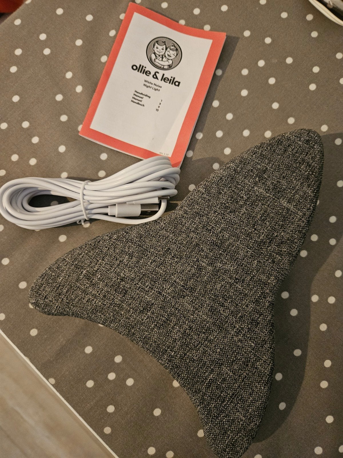 Raket lamp met witte ruis, Ophalen