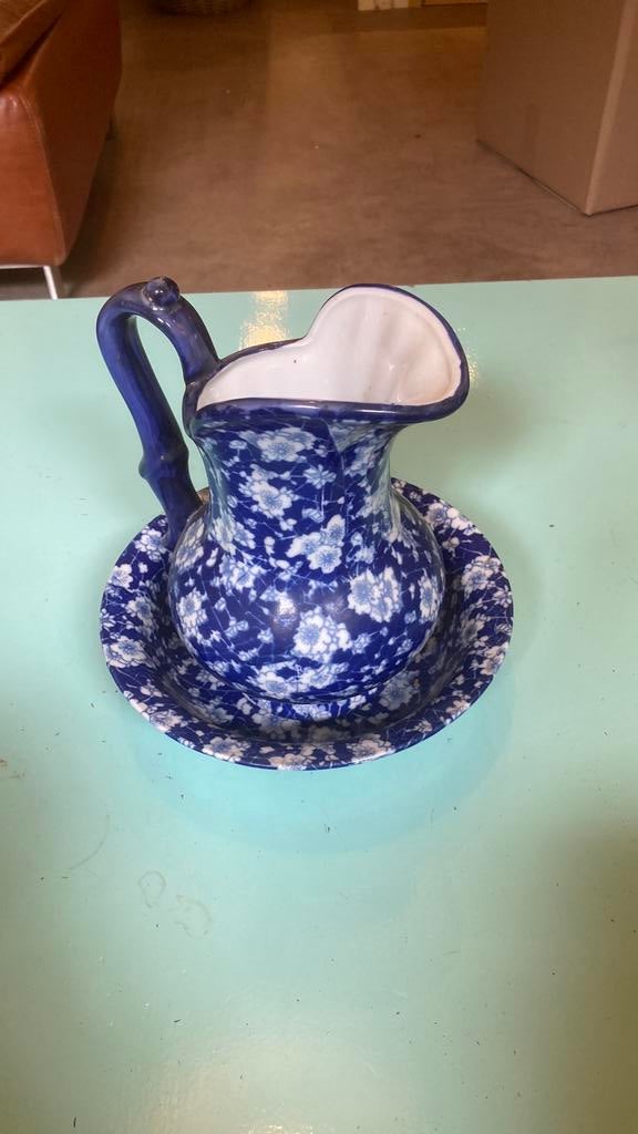 Schaal met kom, Antiek en Kunst, Ophalen of Verzenden
