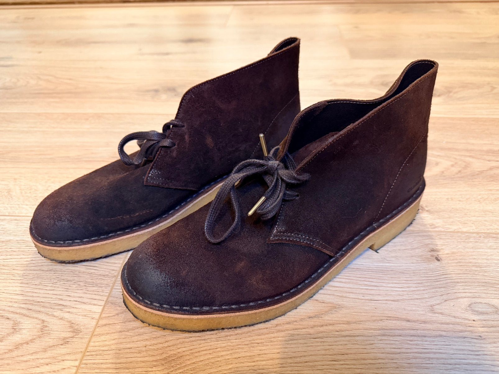 Clarks desert boot maat 44, Ophalen, Zo goed als nieuw, Bruin, Boots