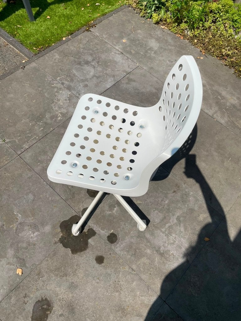 Ikea stoel, Ophalen, Kunststof, Wit, Zo goed als nieuw