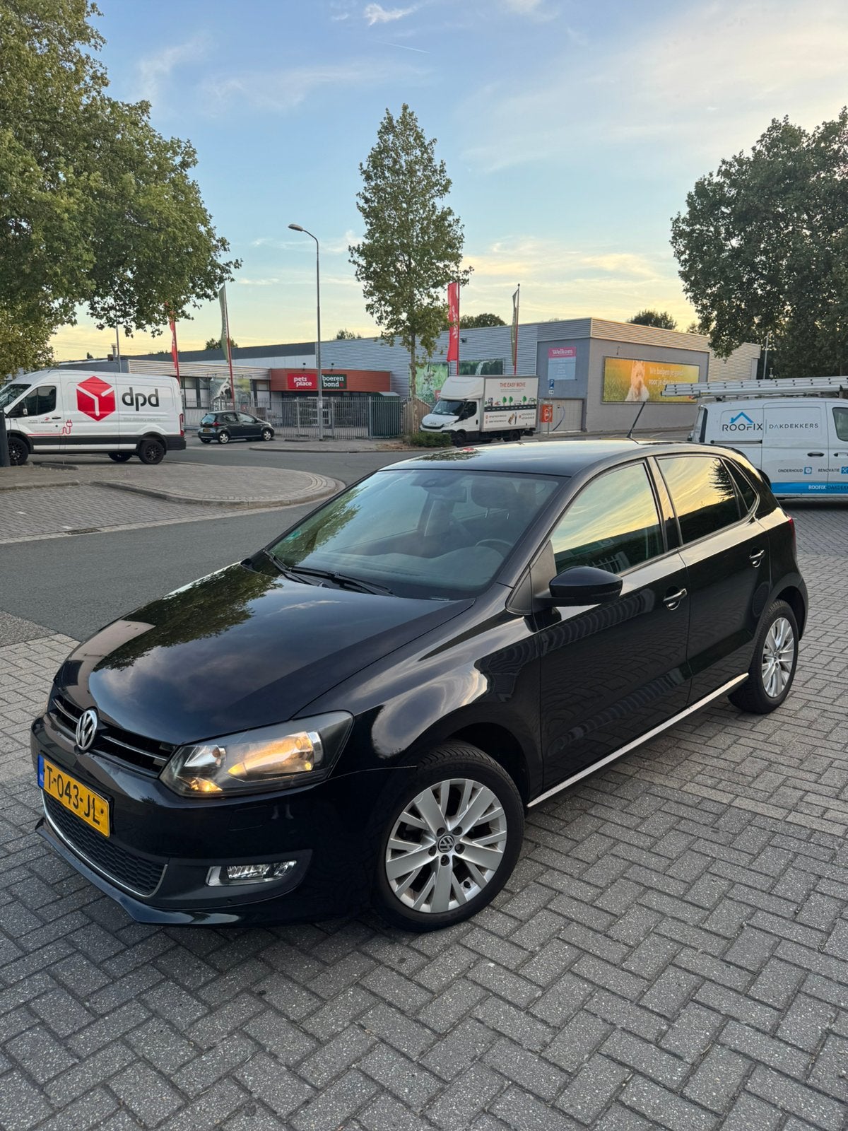 Volkswagen Polo 1.2 TSI 66KW 2013 Zwart, Auto's, Voorwielaandrijving, 40 €/maand, 4 cilinders, Zwart