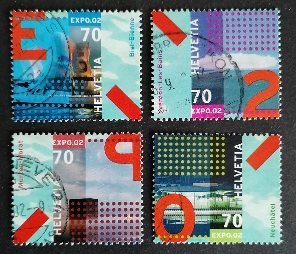 ZWITSERLAND - Expo 2002, Postzegels en Munten, Verzenden, Gestempeld
