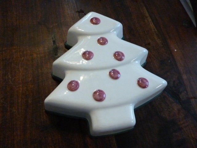 kerstservies kerstboom puddingvorm en kerstboom schalen, Nieuw, Ophalen of Verzenden, Overige stijlen, Glas