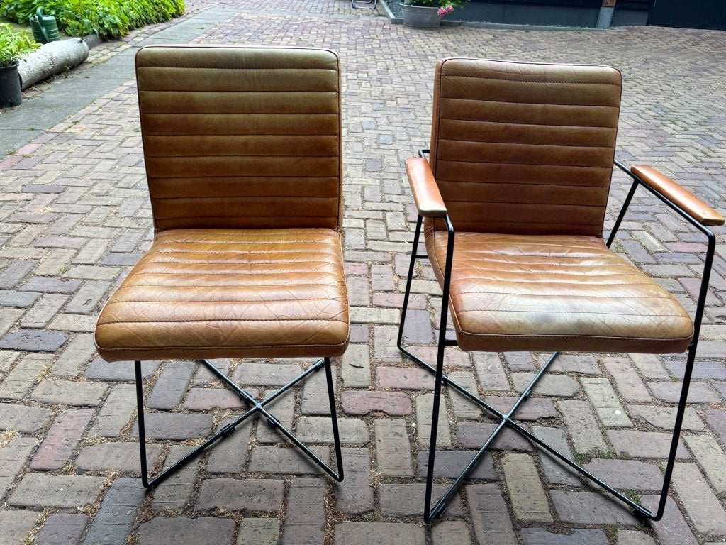 stoelen, Ophalen, Gebruikt, Bruin, Vijf, Zes of meer stoelen