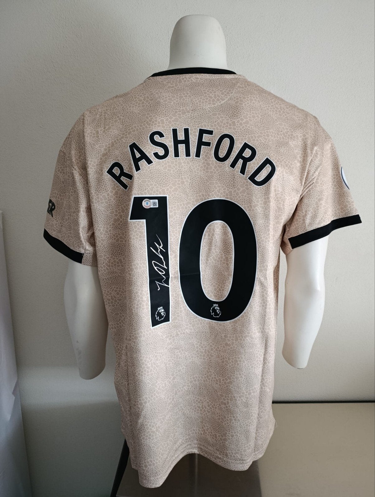 Manchester United shirt gesigneerd door Rashford met Beckett, Verzamelen, Sportartikelen en Voetbal, Ophalen of Verzenden, Nieuw