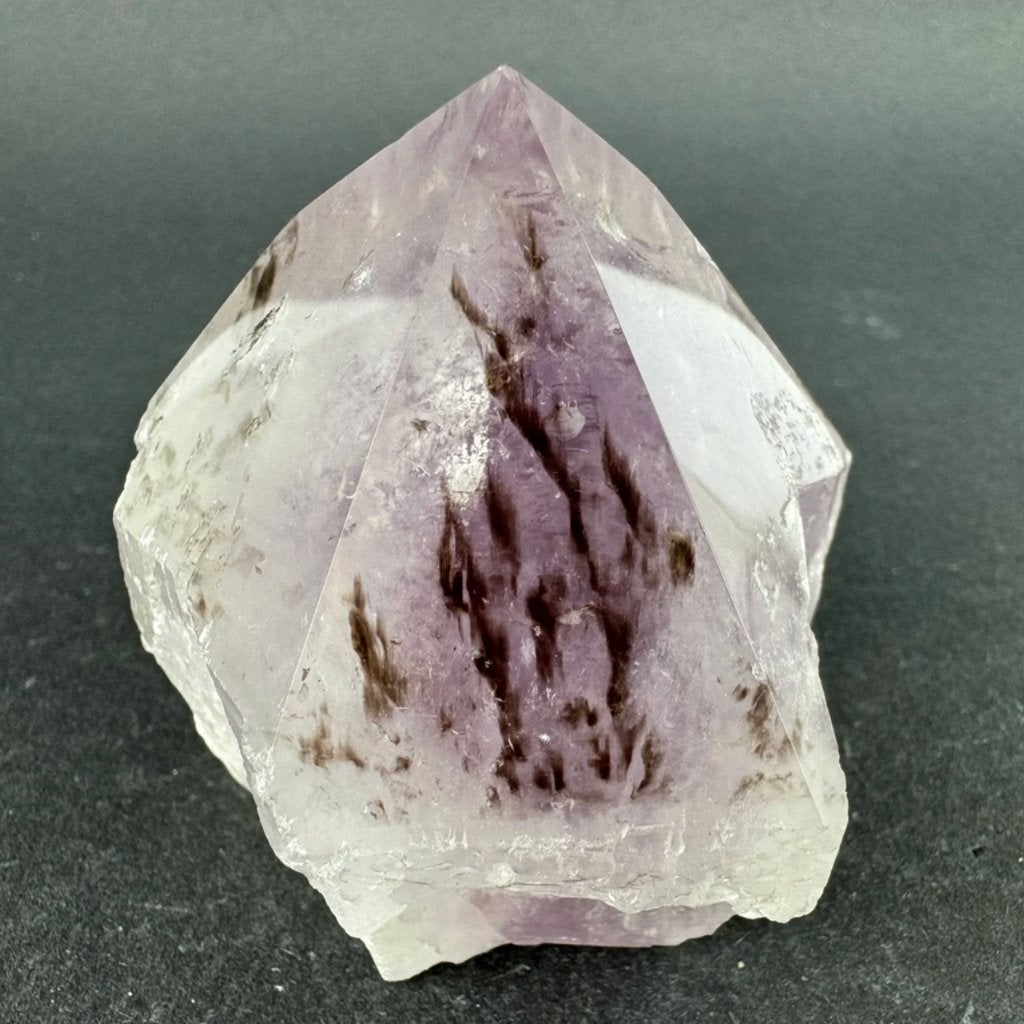 Amethist punt (fantoom) uit Brazilië, Ophalen of Verzenden, Mineraal