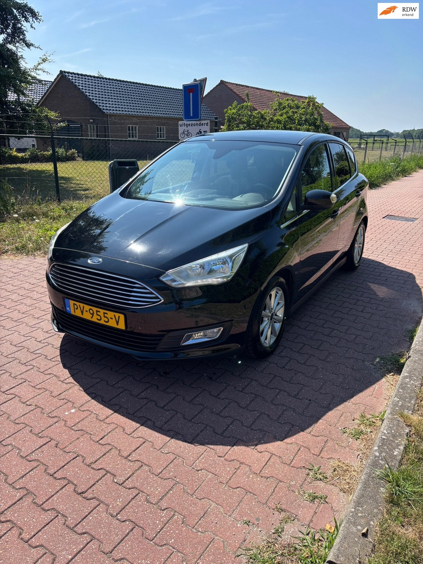 Ford C-Max 1.0 Titanium NWE APK AIRCO NWE RIEM!, Voorwielaandrijving, Dealer onderhouden, 125 pk, Gebruikt