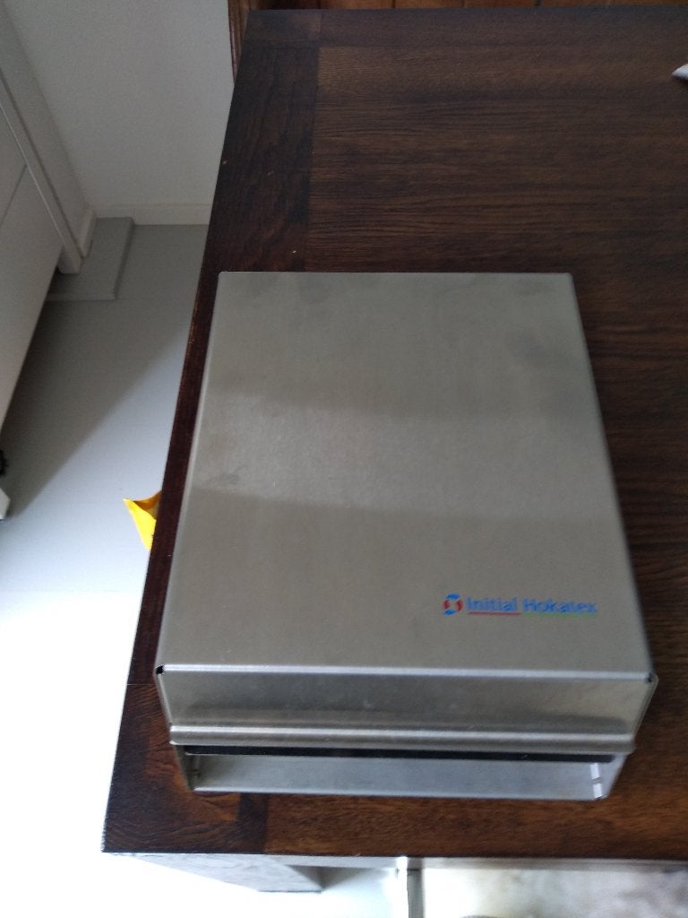 Hokatex (geborsteld rvs) handdoekdispenser, Huis en Inrichting, Schoonmaakartikelen, Ophalen of Verzenden, Overige typen