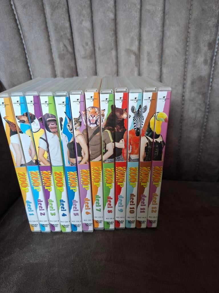 ZOOP DVD Boxset - Complete Collectie (Deel 1 t/m 12), Vanaf 6 jaar, Ophalen of Verzenden, Zo goed als nieuw, Avontuur