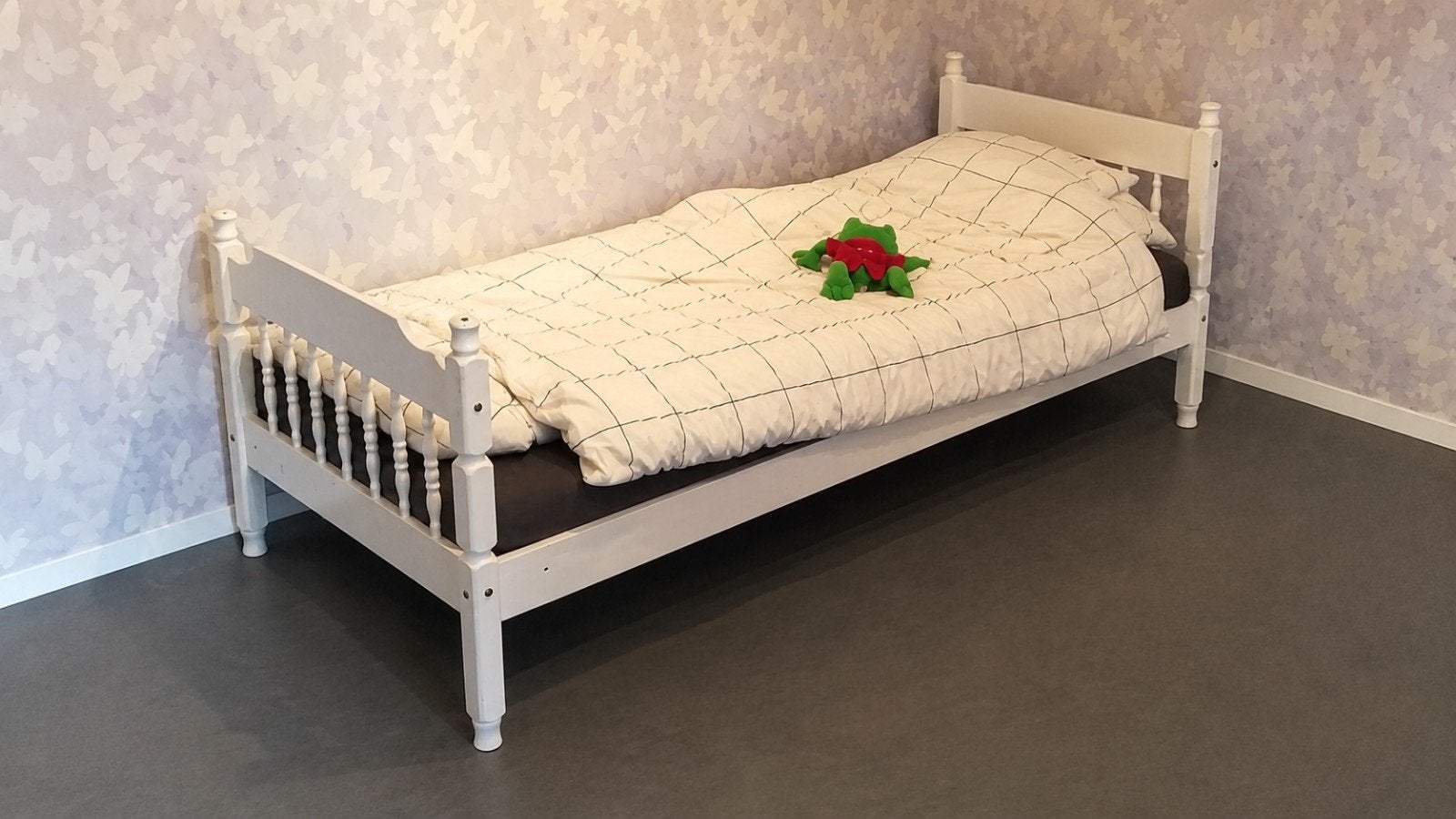 Gratis bed en matras, Ophalen, Gebruikt, Eenpersoons, Hout