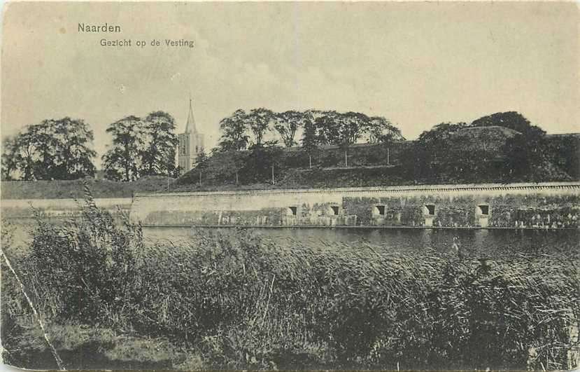 300-186-003 Naarden Gezicht op de Vesting, Verzamelen, Ansichtkaarten | Nederland, Verzenden, Voor 1920, Noord-Holland