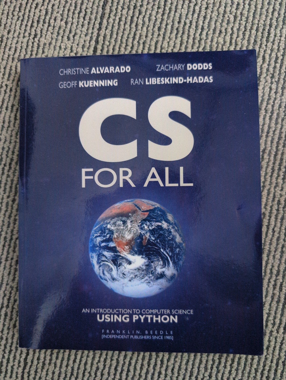 CS For All: Intro Computer Science met Python (hbo ict), Boeken, Informatica en Computer, Zo goed als nieuw, Programmeertaal of Theorie