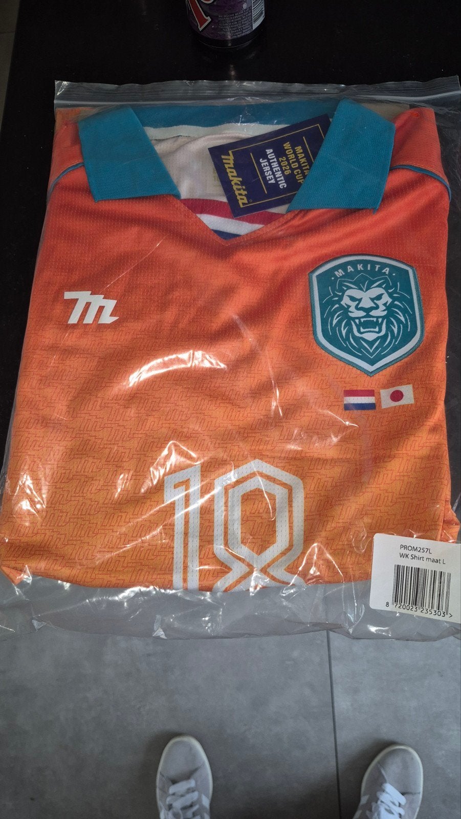 Makita WK Shirt - Authentiek WK 2026 Voetbalshirt, Maat 52/54 (L), Makita, Nieuw, Oranje