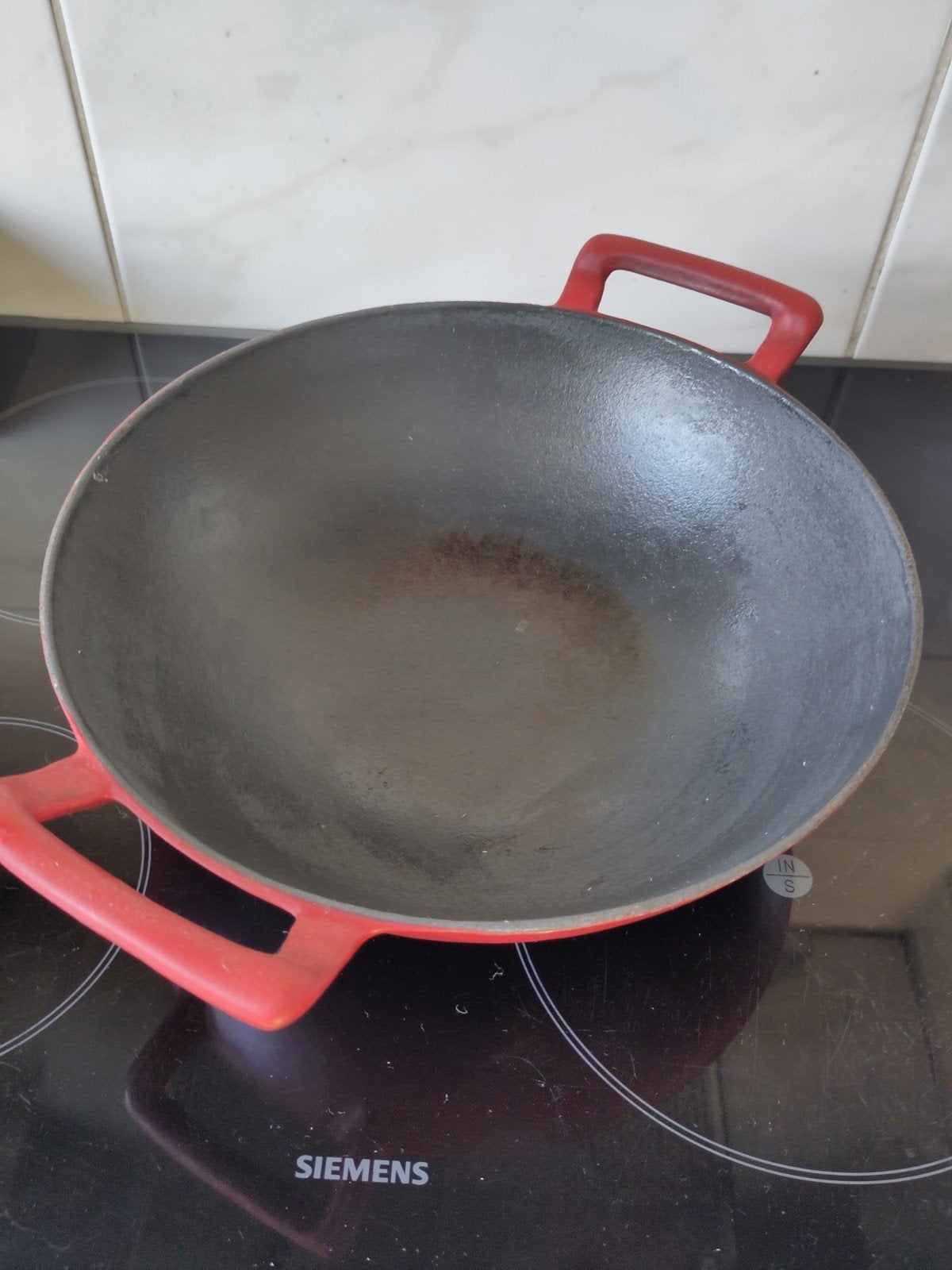Gietijzeren wok, Huis en Inrichting, Keuken | Potten en Pannen, Ophalen, Gietijzer, Wok