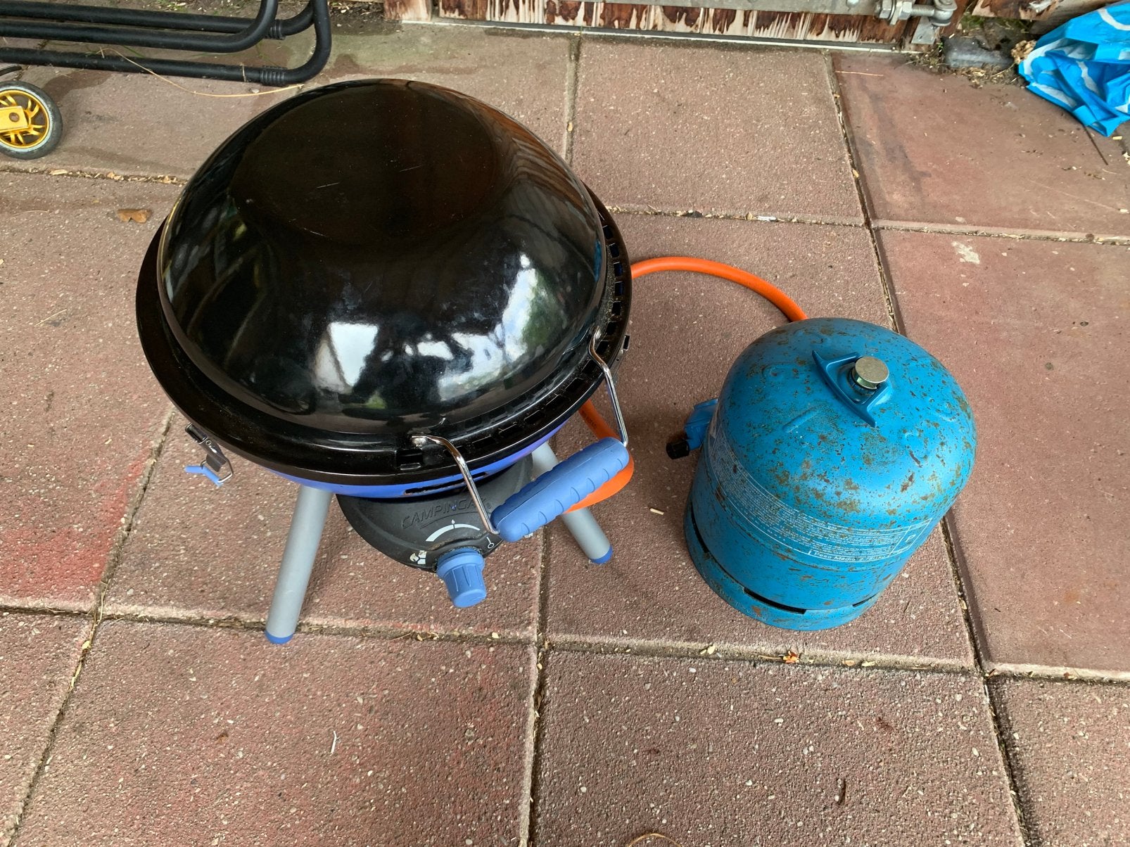 Campingaz kookstel, Ophalen, Gebruikt
