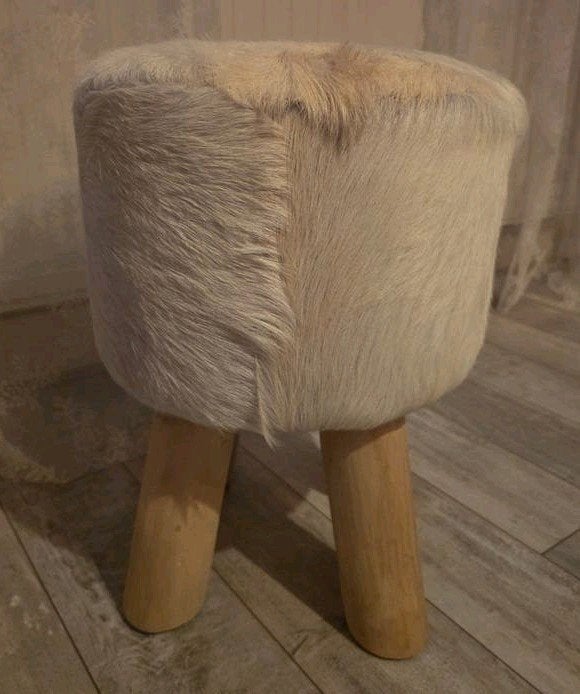 krukje van geitenvacht, Ophalen of Verzenden, Zo goed als nieuw, Hout