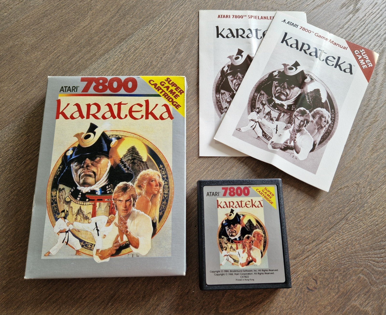 Atari 7800 Spel Karateka, Spelcomputers en Games, Avontuur en Actie, Gebruikt, 1 speler, Ophalen of Verzenden