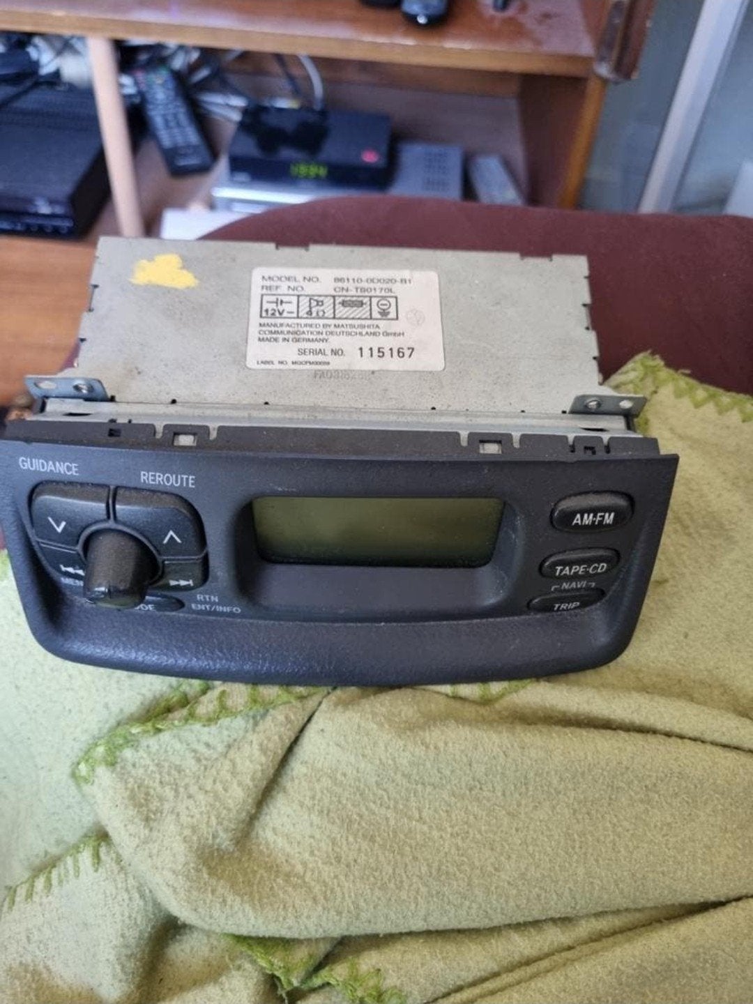 Navigatie bedienings paneel Toyota Yaris p1 €75,00, Ophalen of Verzenden, Gebruikt