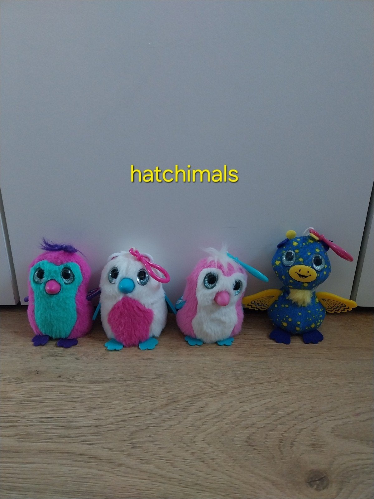 hatchimals pluche knuffel sleutelhangers, Ophalen of Verzenden, Zo goed als nieuw, Knuffel of Figuurtje