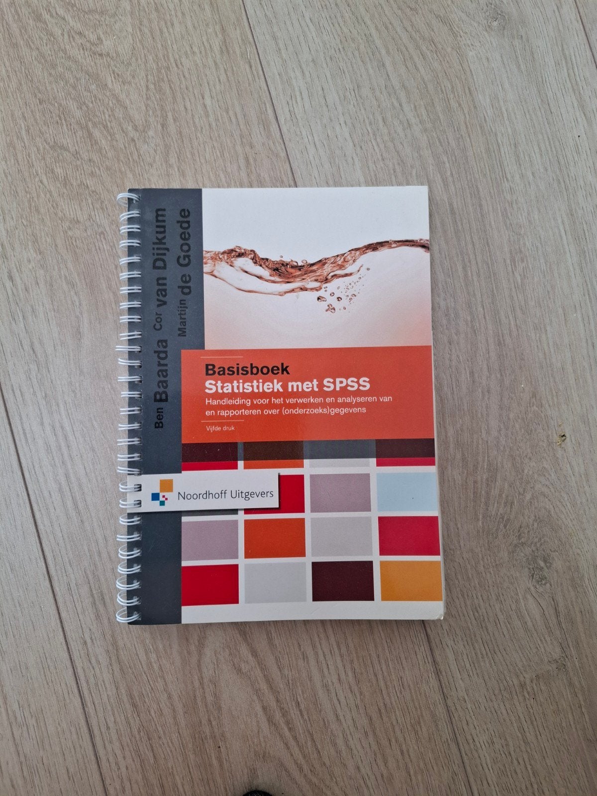 Basisboek Statistiek met SPSS, Gelezen, Ben Baarda, Cor van Dijkum, Marijn de Goede, Gamma, HBO