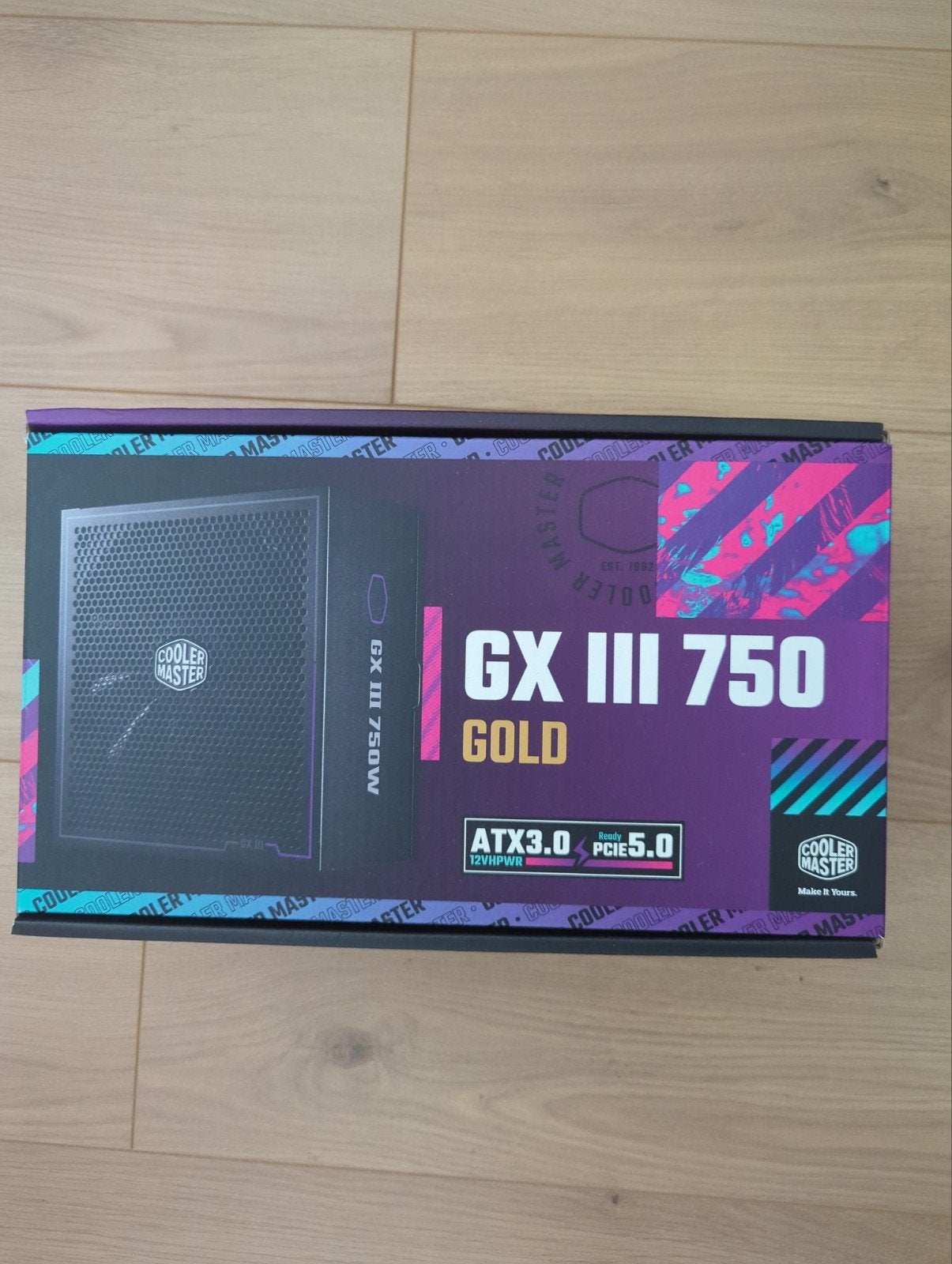 Cooler Master GX III 750W 80 Plus Gold ATX Voeding, Computers en Software, Interne voedingen, Ophalen, Zo goed als nieuw