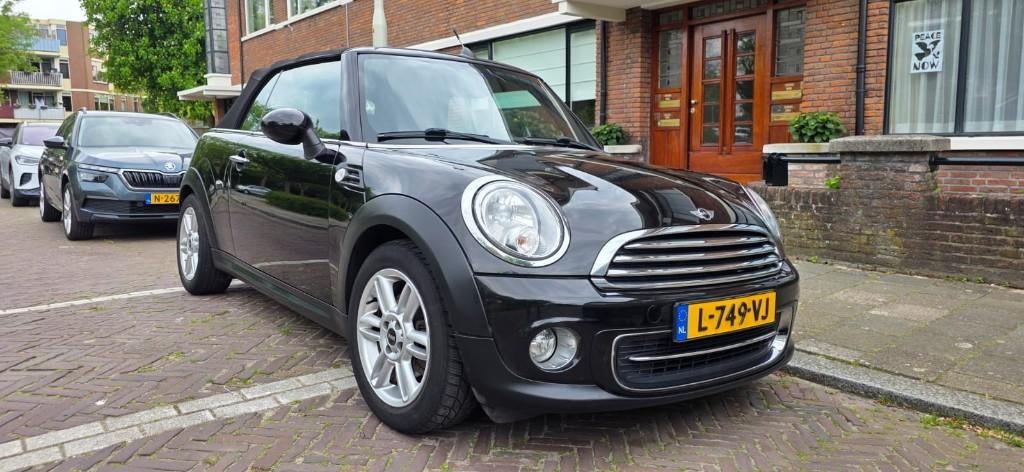 Mini 1.6 Cooper Roadster AUT 2012 Zwart, Auto's, Euro 5, 15 km/l, Zwart, 4 cilinders